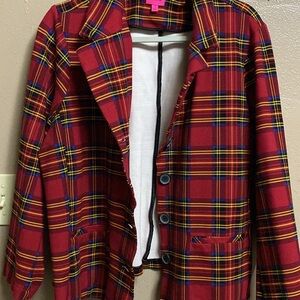 Torrid by Betsy Johnson plaid blazer size 2 (18/20)